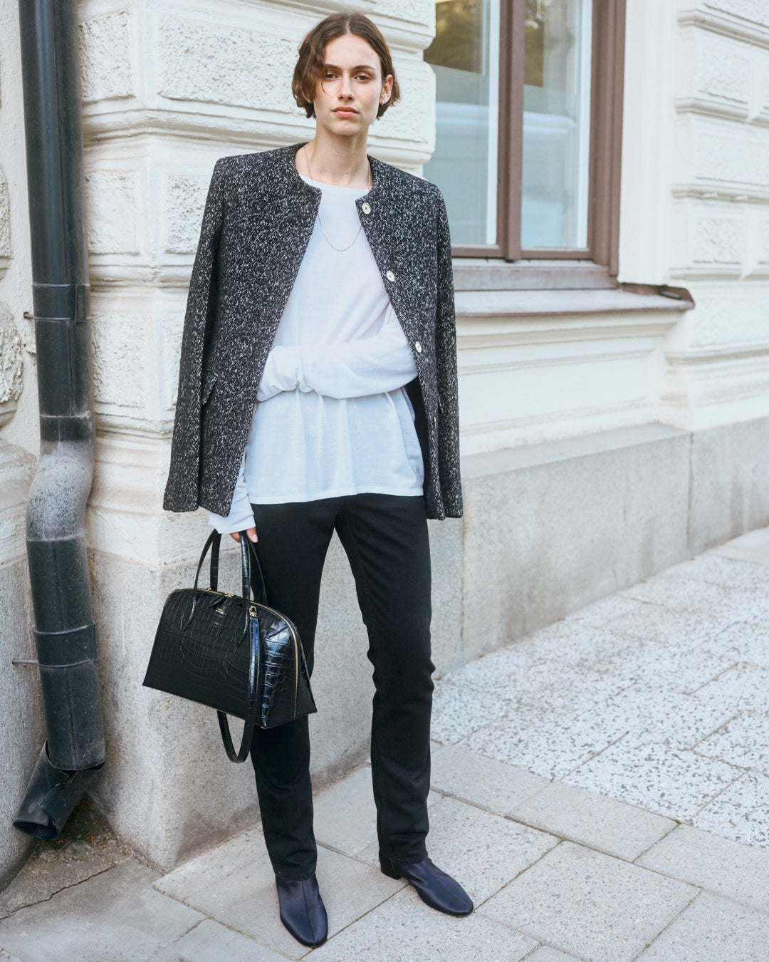 semoh　Collarless Jacket semoh（セモー）｜Collarless Linen Jacket（Natural）｜通販