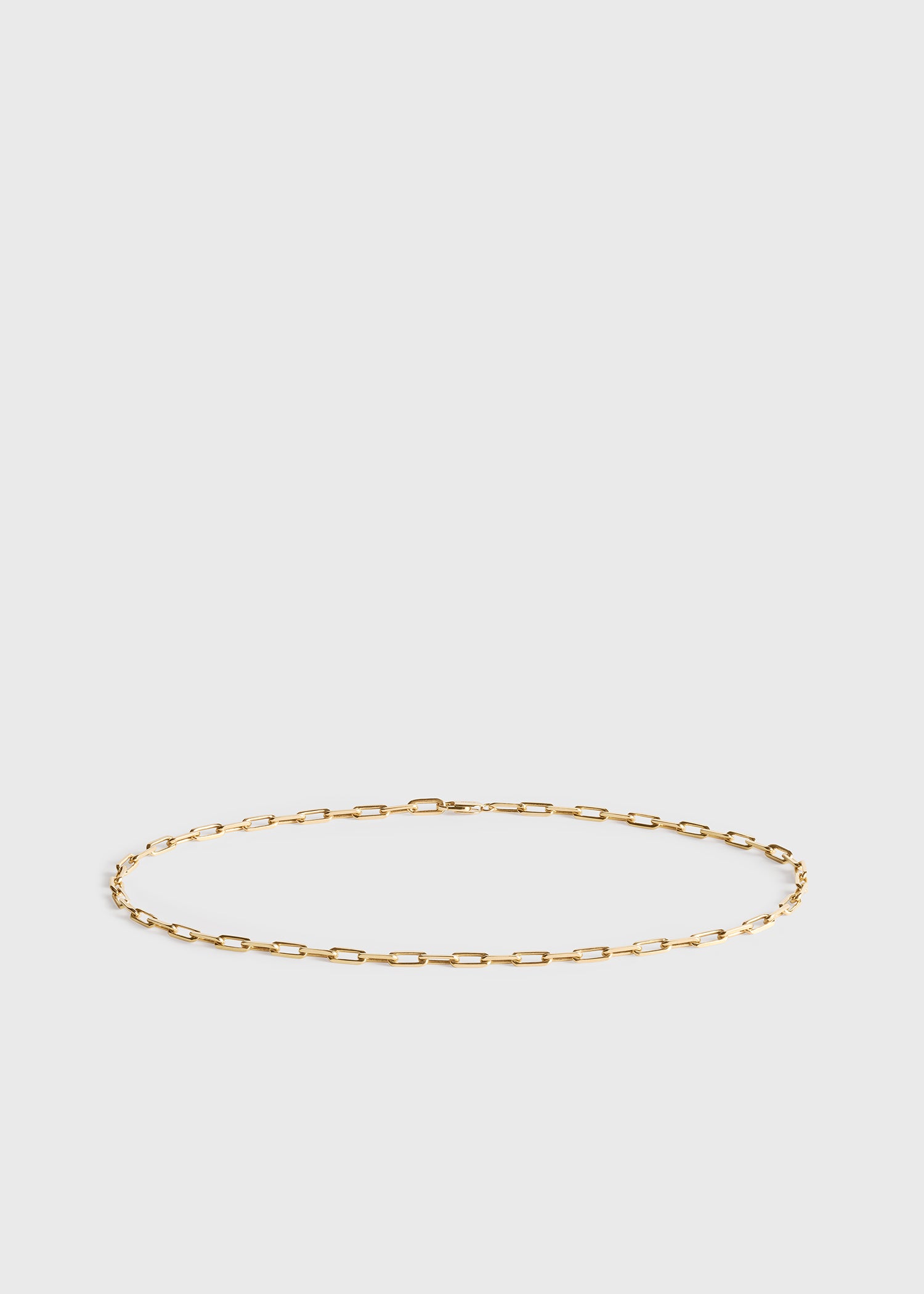 Crew-neck chain 18kt gold
