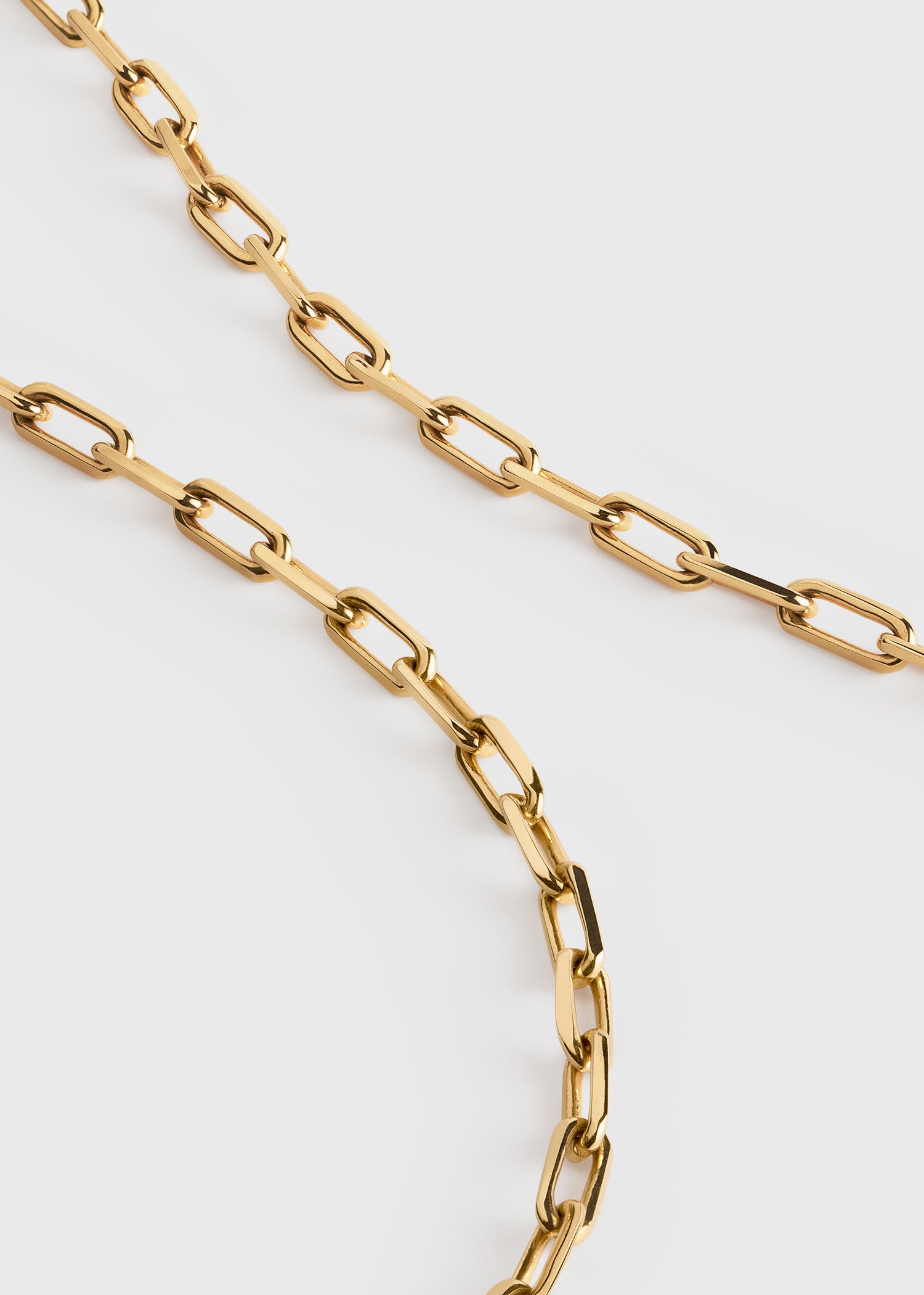Crew-neck chain 18kt gold