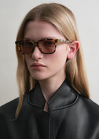 Square sunglasses tortoise