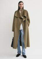 Signature doublé coat hazel