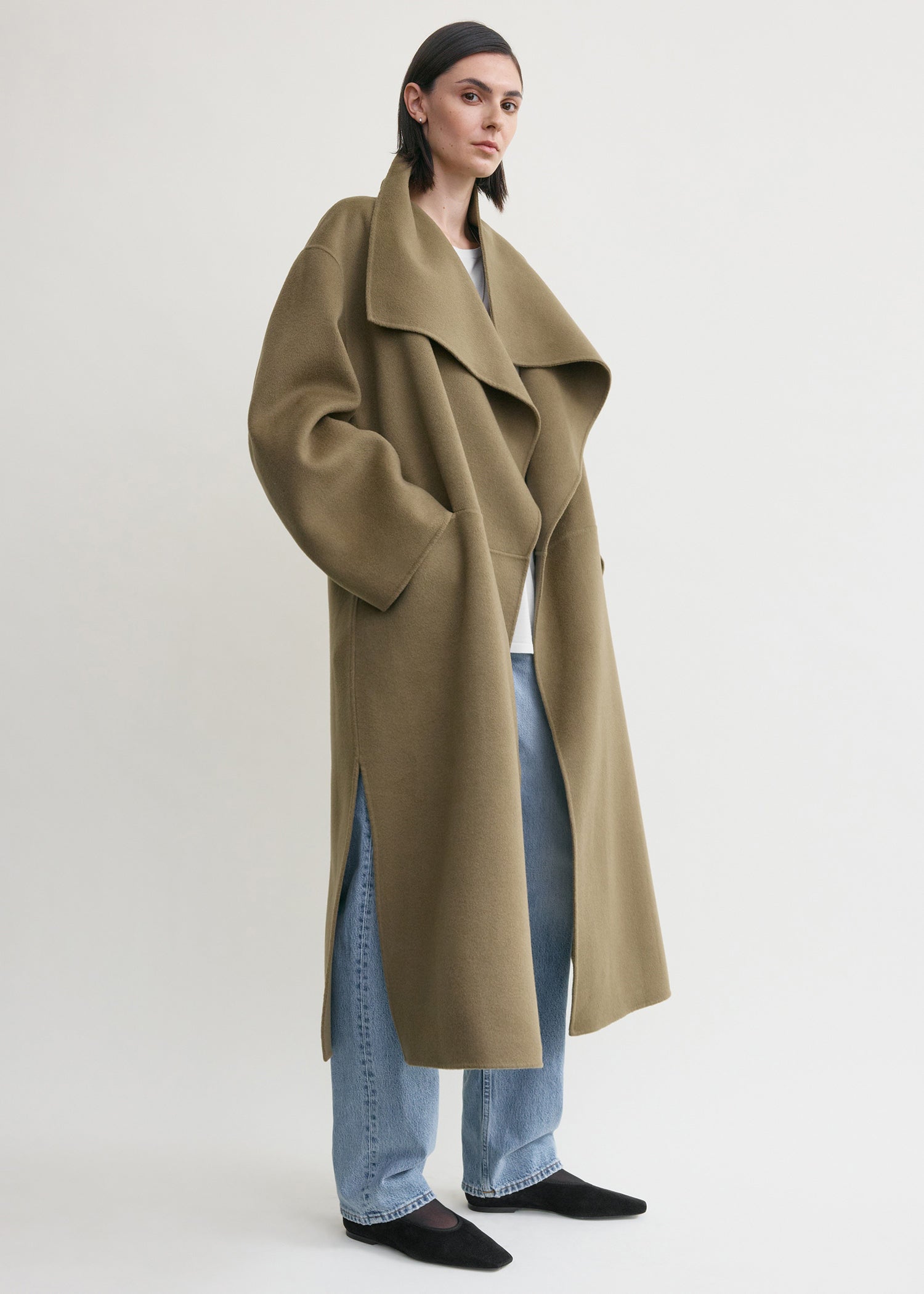 Signature doublé coat hazel