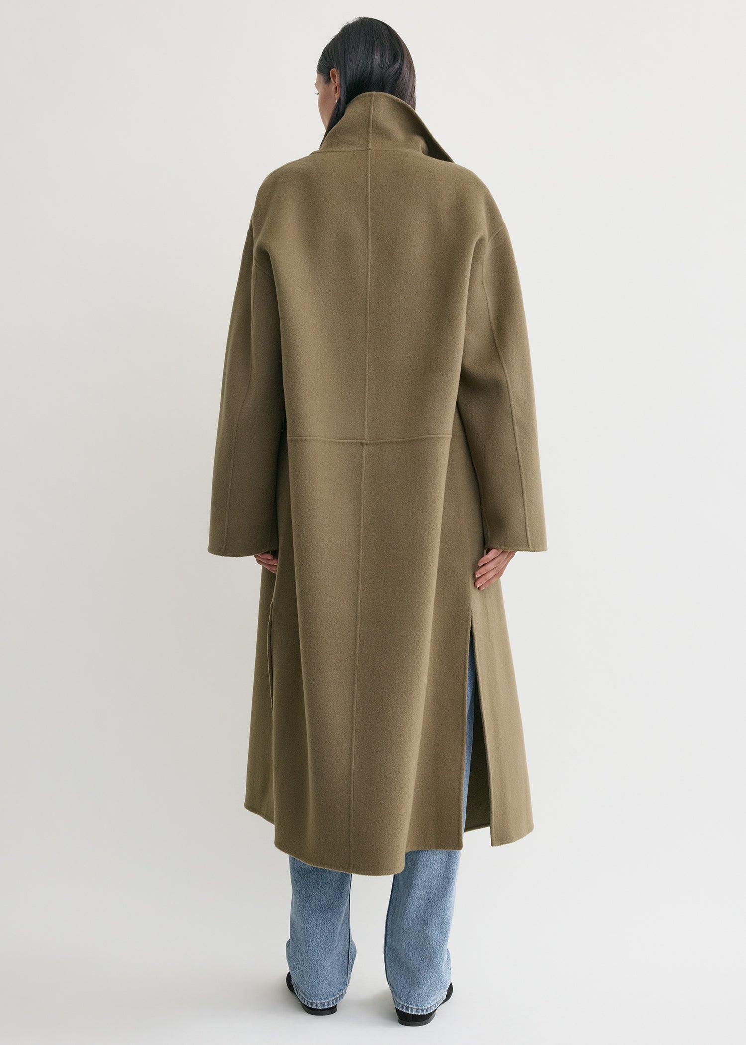 Signature doublé coat hazel