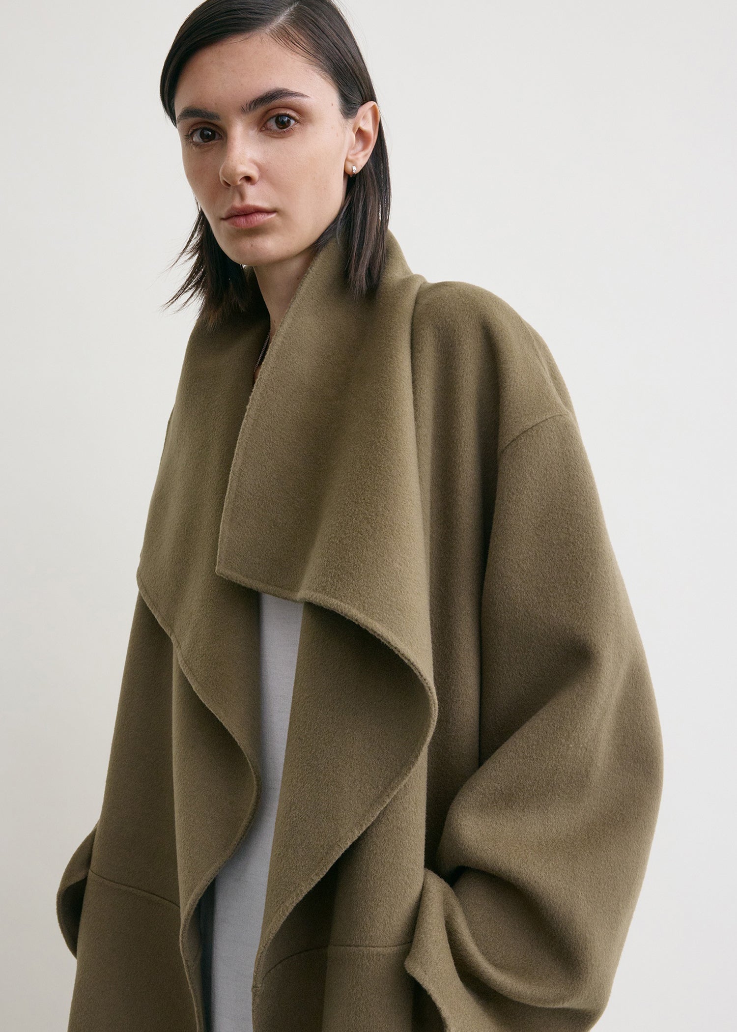 Signature doublé coat hazel