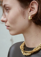 Signature hoops gold