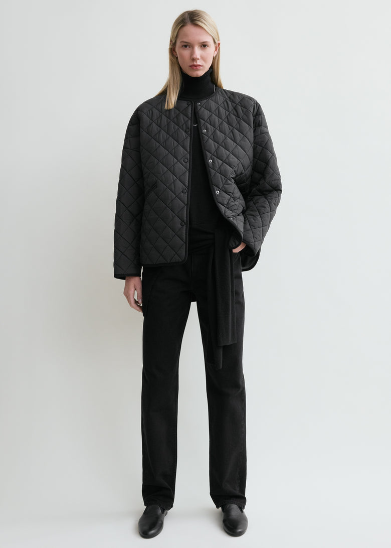 Quilted jacket black