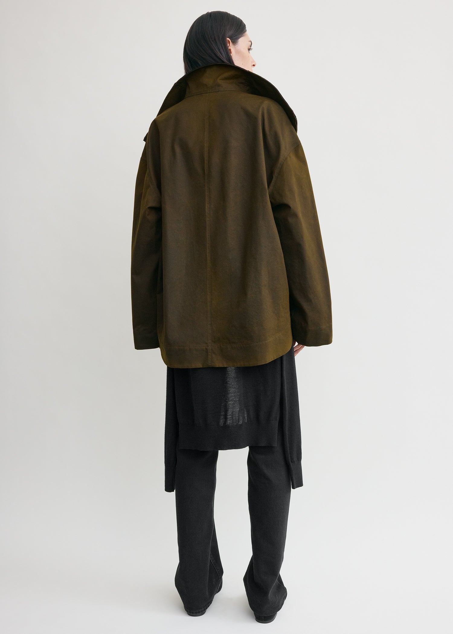 Zipped country jacket bark