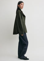 Zipped country jacket forest