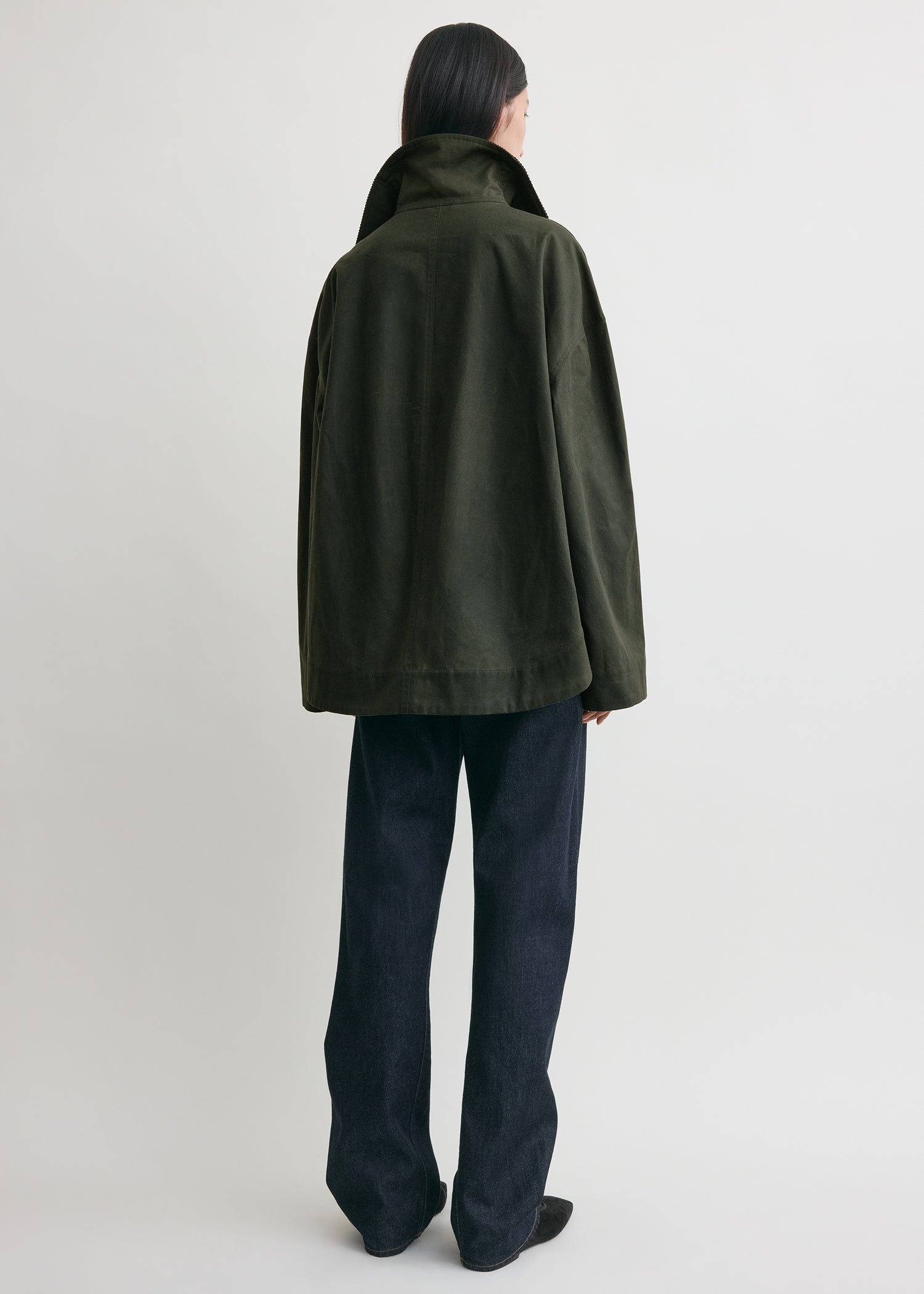 Zipped country jacket forest