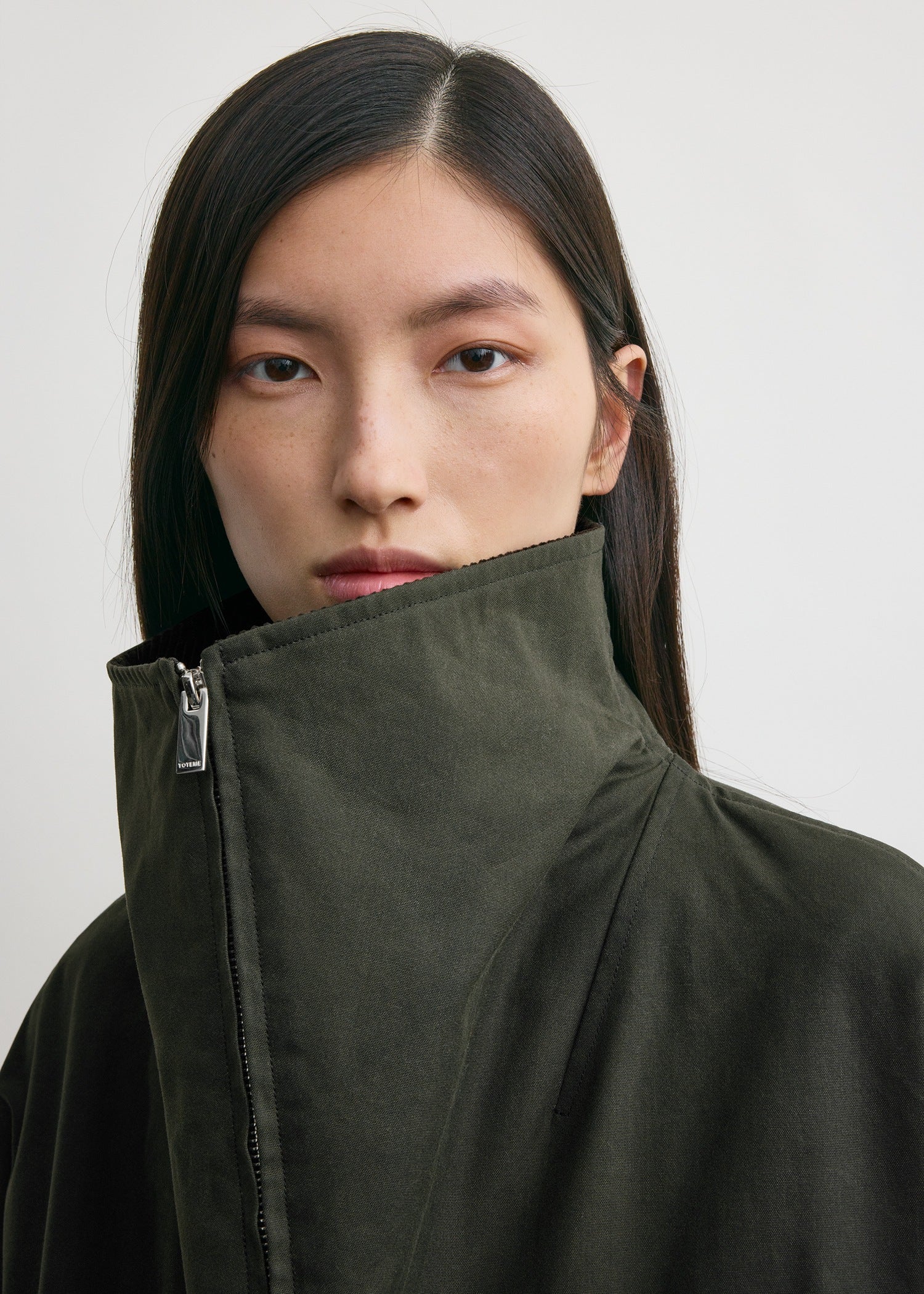 Zipped country jacket forest