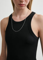 Curved rib tank black