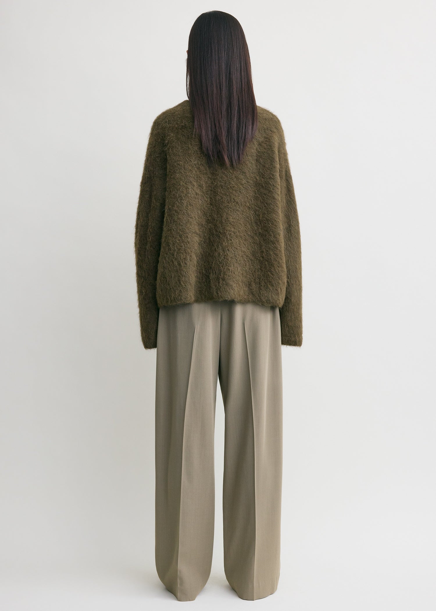 Boxy alpaca knit pepper