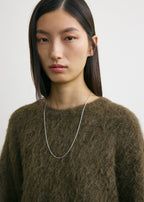 Boxy alpaca knit pepper