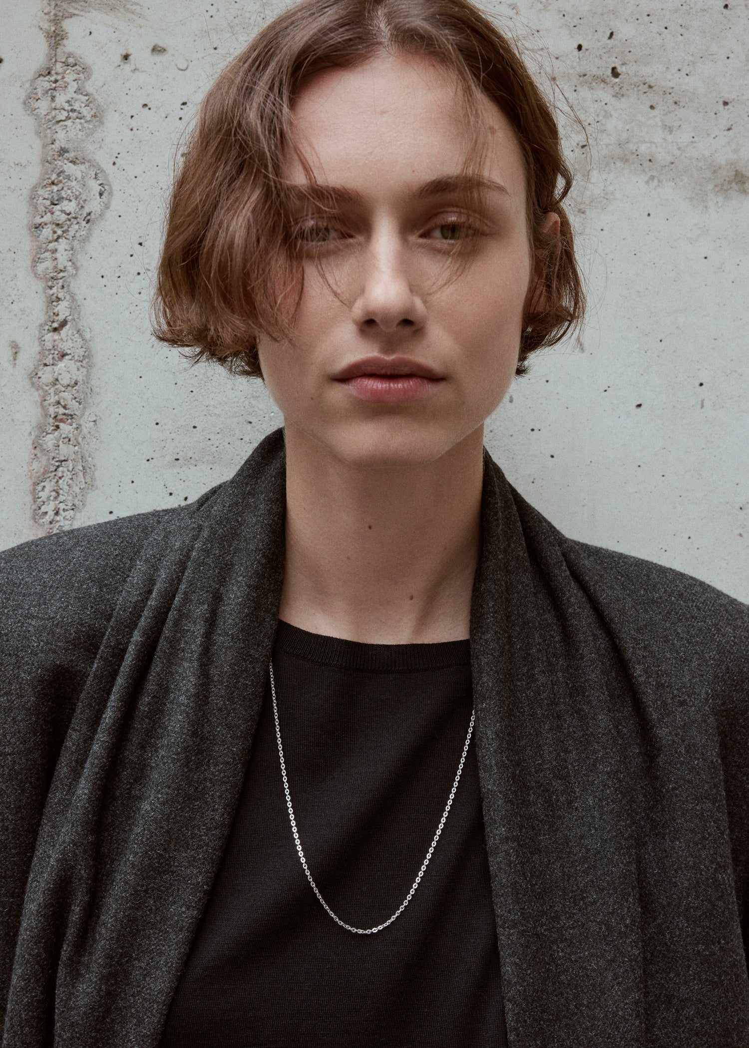 Forzatina necklace 18kt white gold