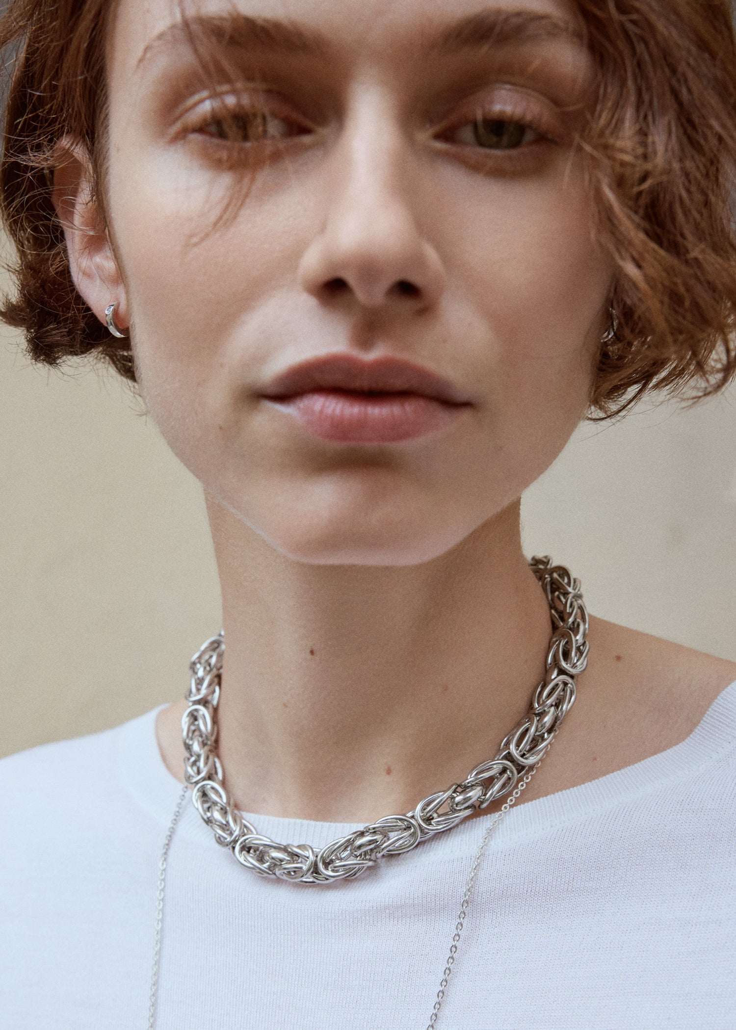 Byzantine collar silver