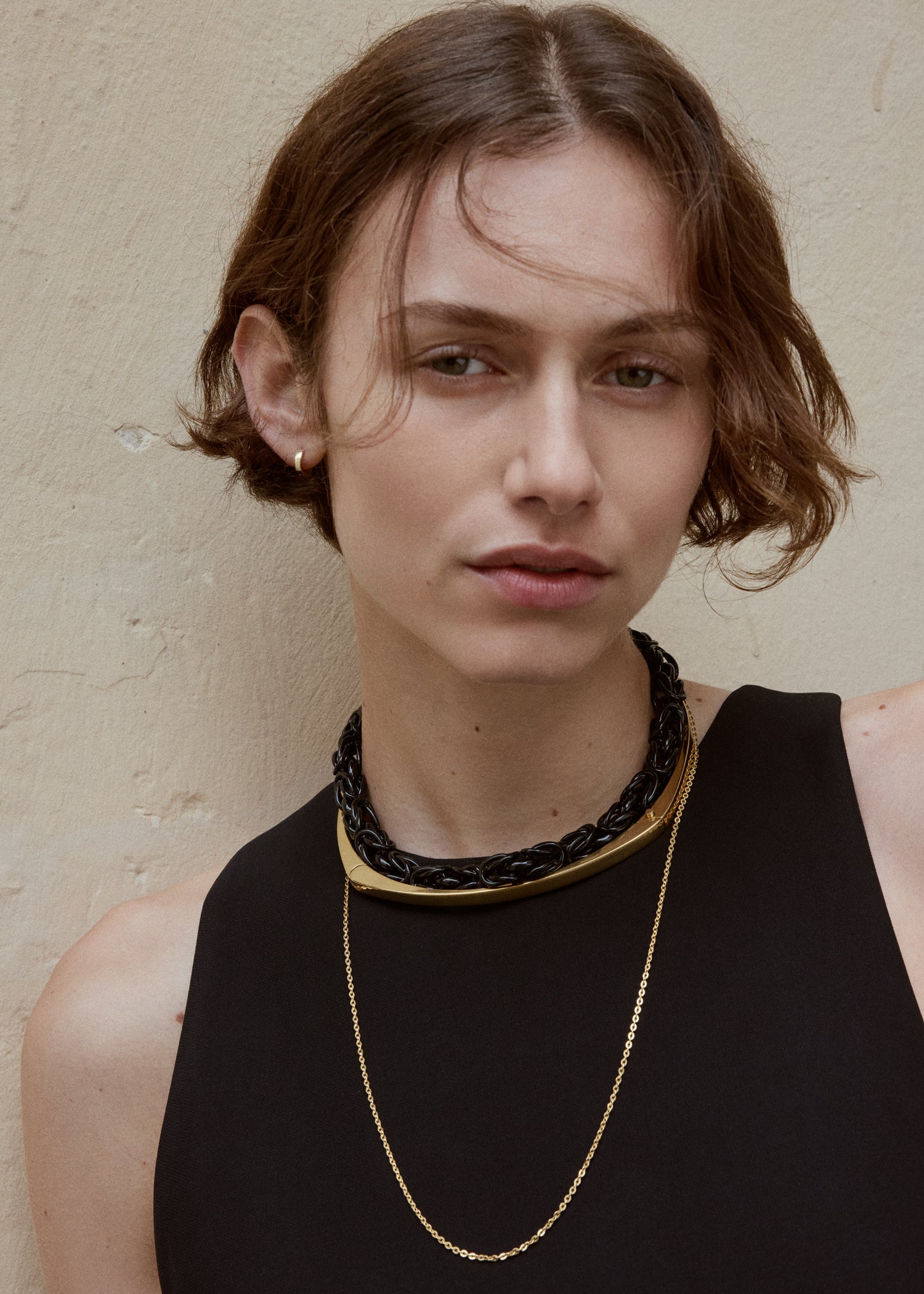 Byzantine collar black/gold