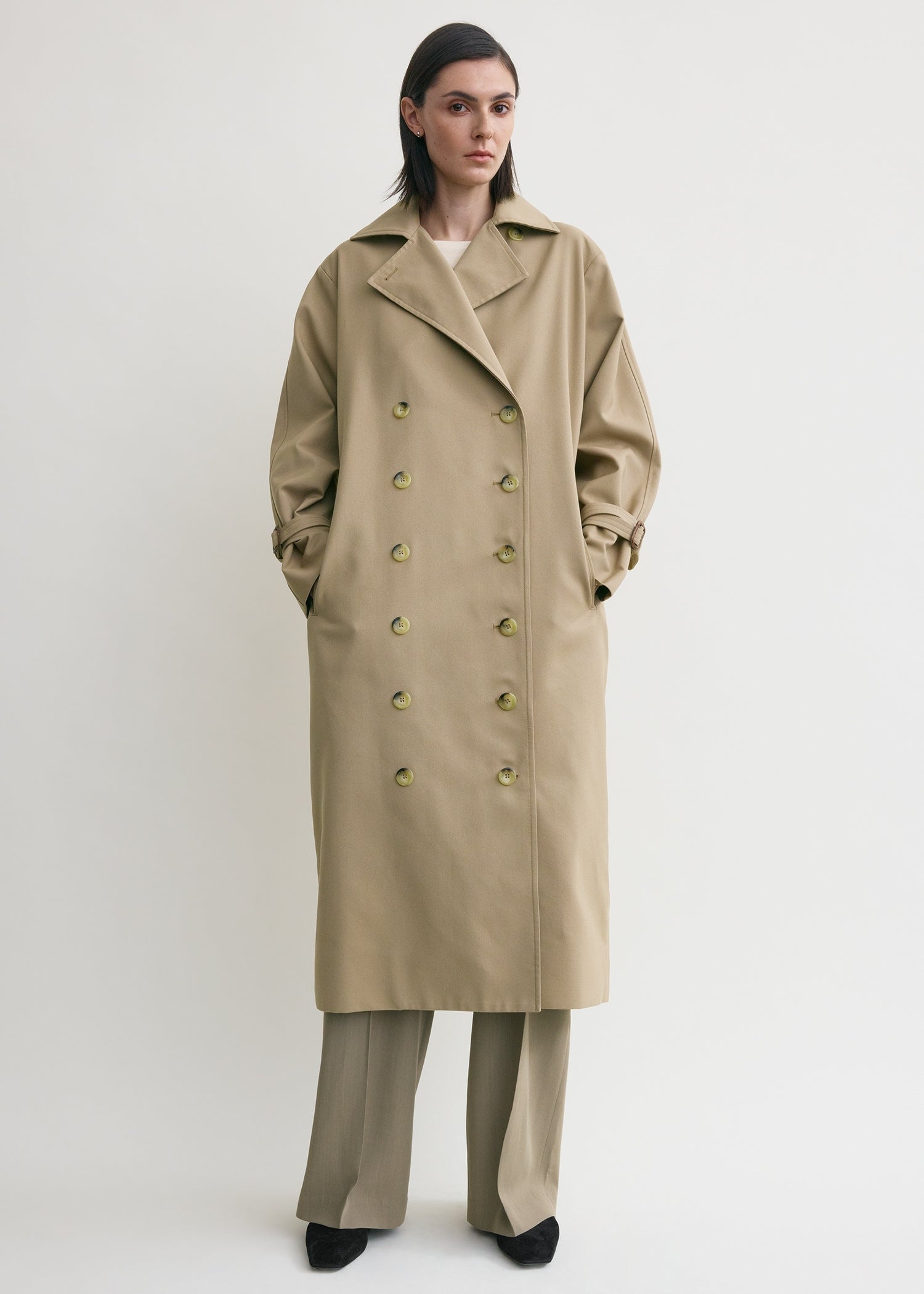 Signature trench khaki