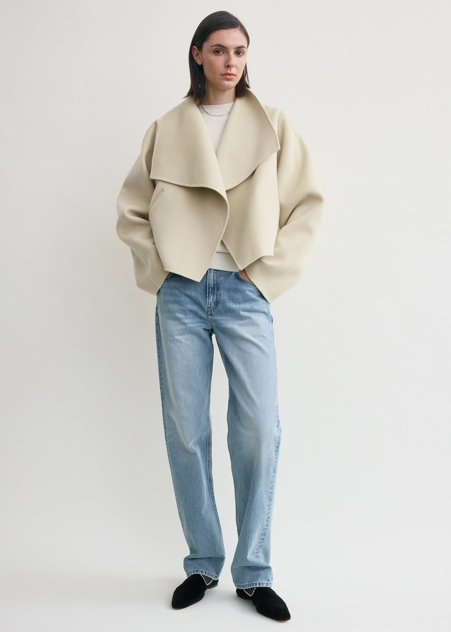 Signature doublé jacket peanut