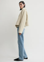 Signature doublé jacket peanut