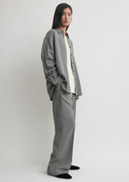 Classic fluid shirt mid grey