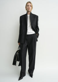 Tailored blazer charcoal