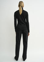 Fine turtleneck black