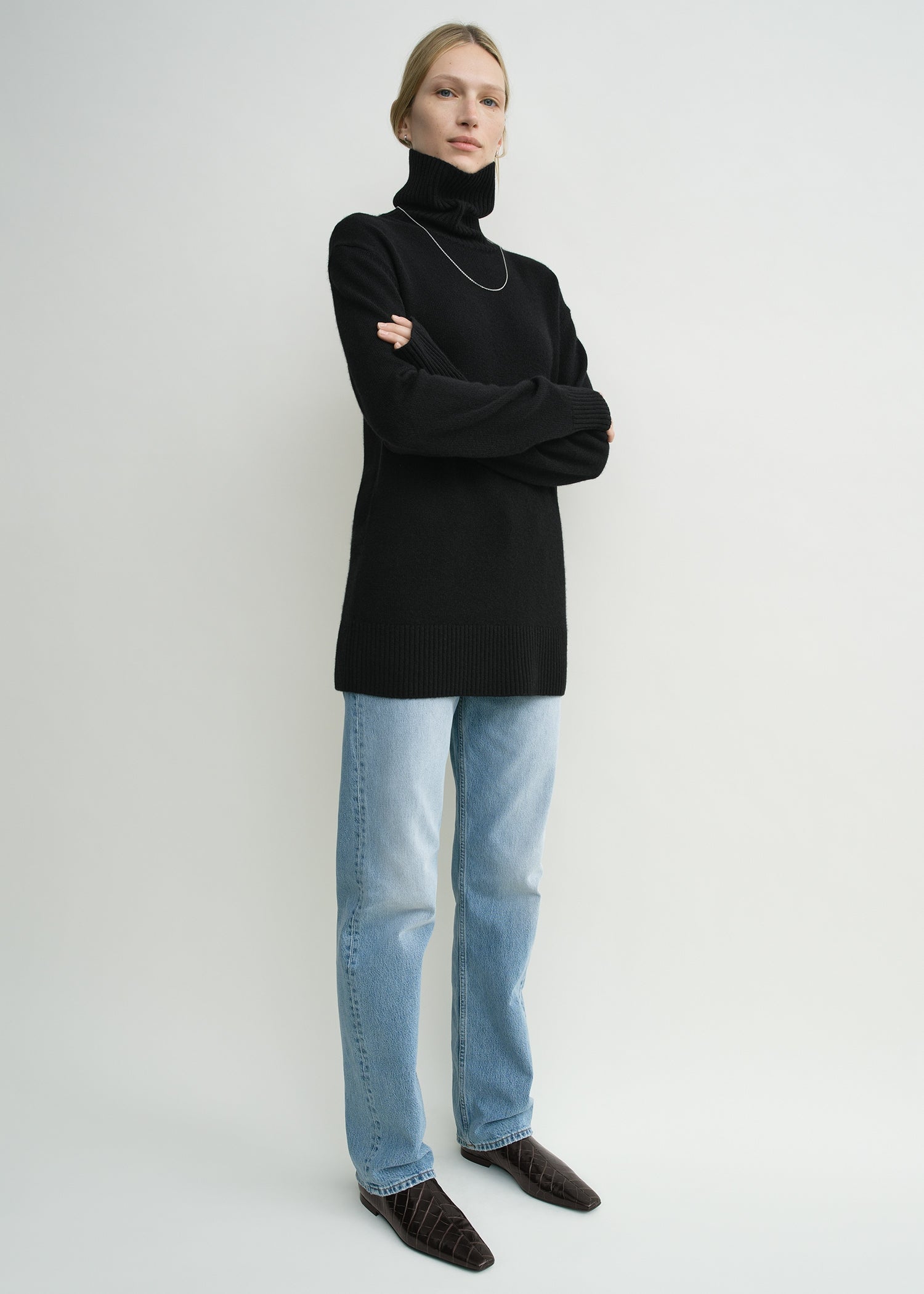 Cashmere turtleneck black