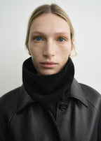 Cashmere neck warmer black