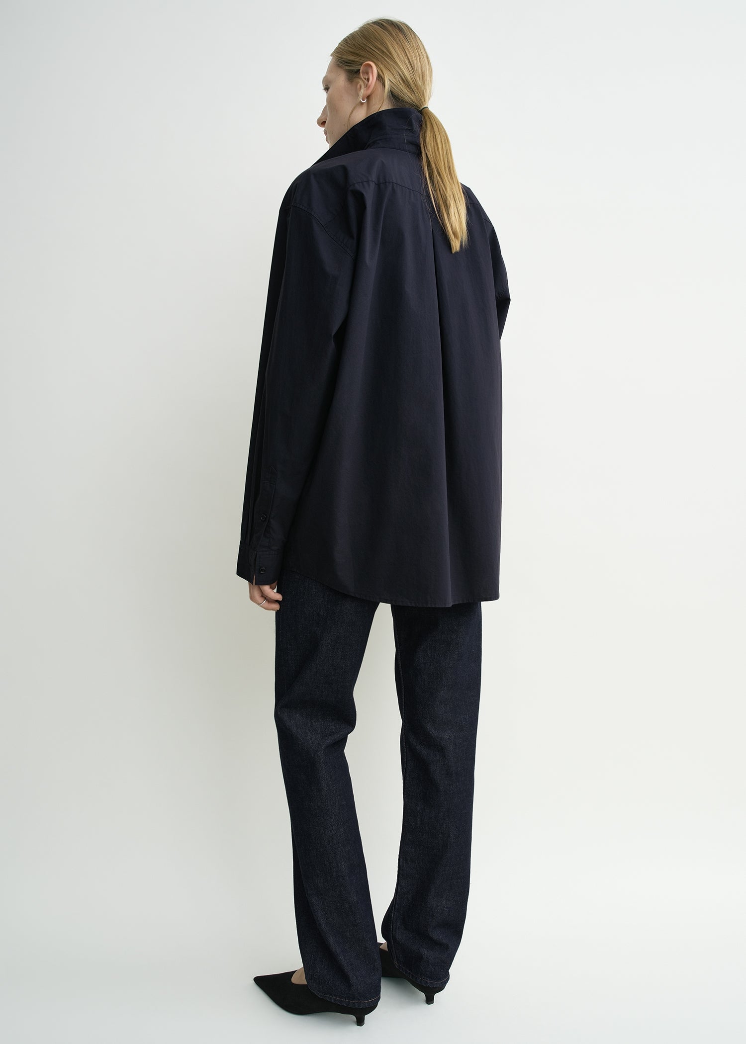 Classic tumbled shirt midnight