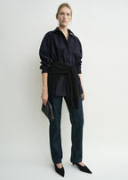 Classic tumbled shirt midnight