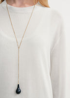 Long-sleeve tee knit white