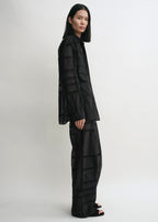 Classic crochet shirt black