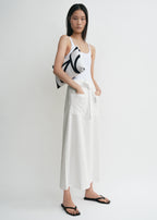 Monogram pillow tofu