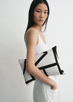 Monogram pillow tofu