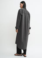 Striped summer tunic black/white