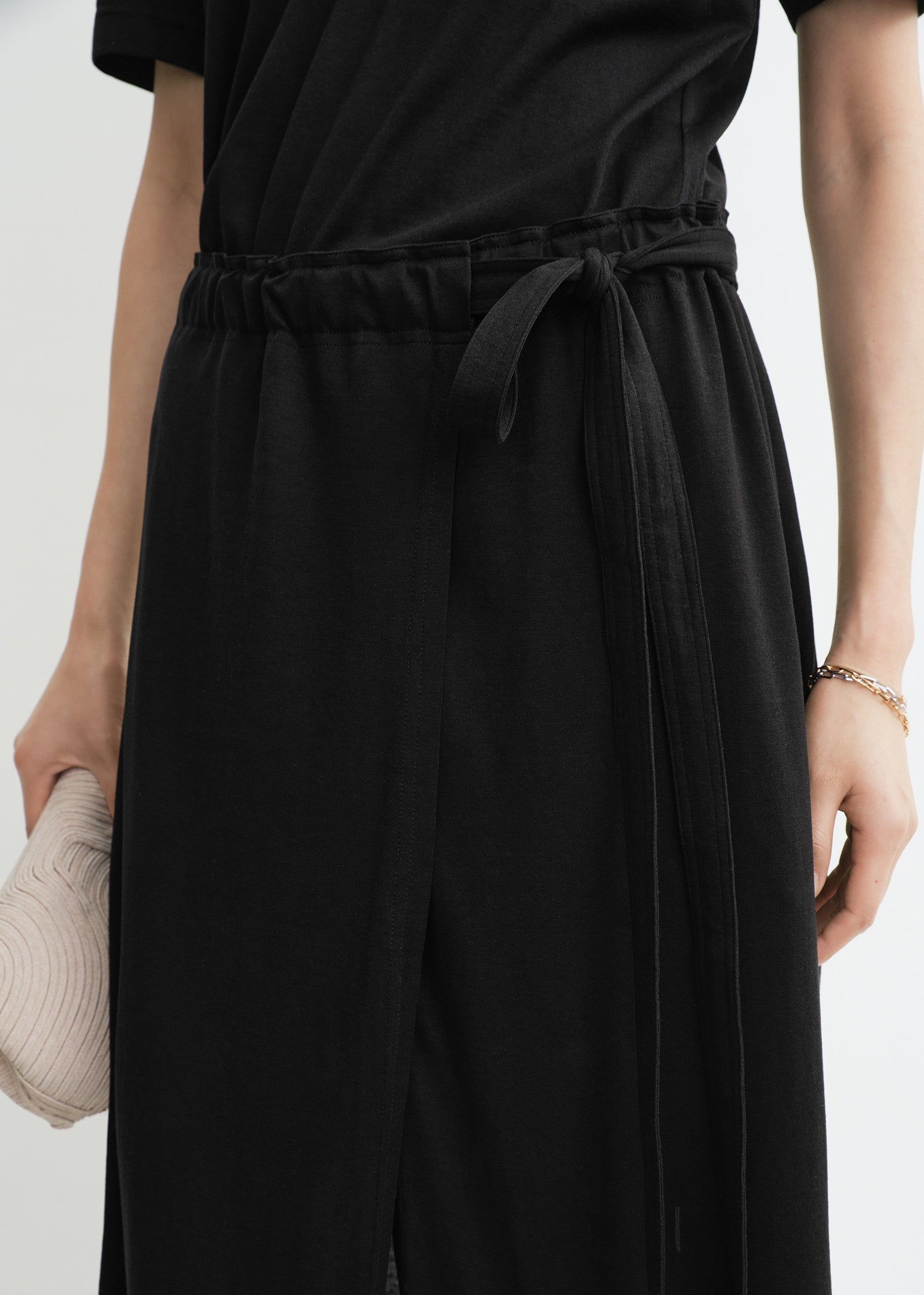 Wrap skirt black