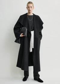 Signature doublé coat black