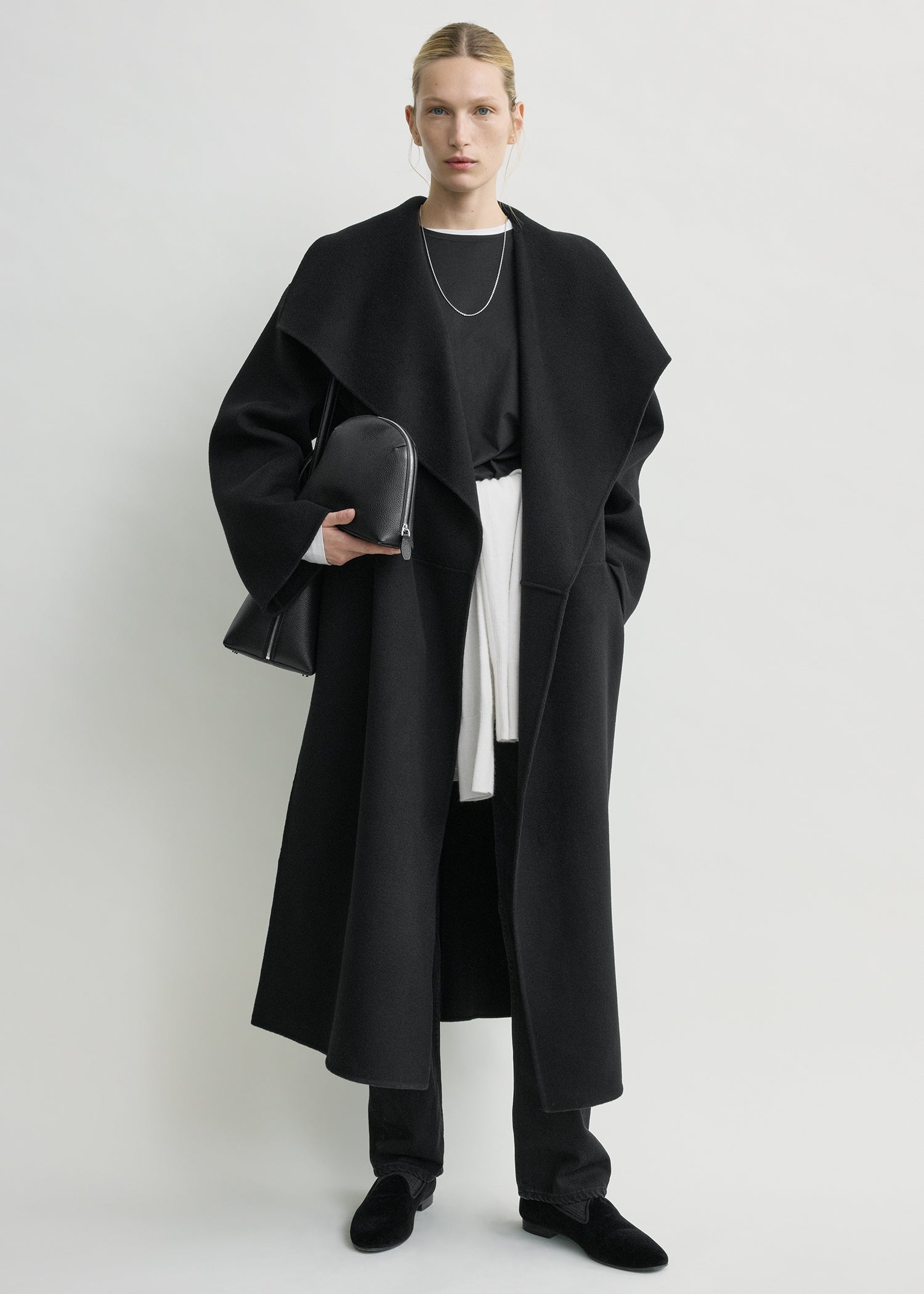 Signature doublé coat black