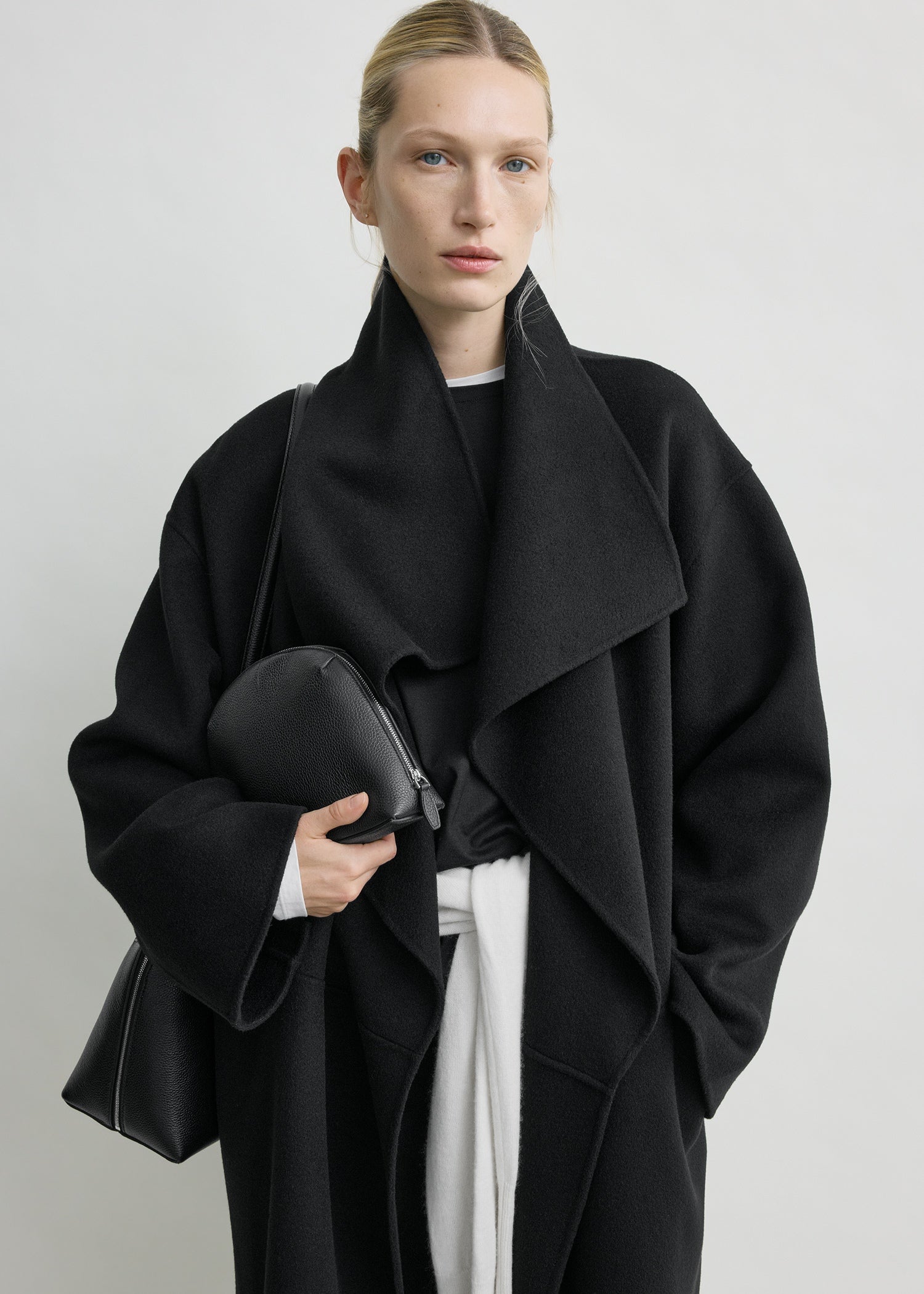 Signature doublé coat black