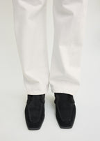 Loafer boots black