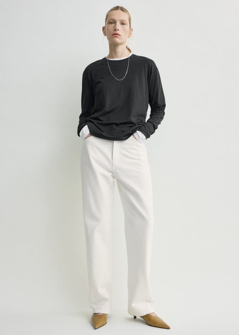 Classic long-sleeve tee black