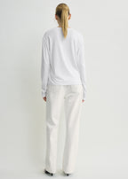 Classic long-sleeve tee white