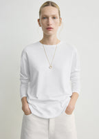 Classic long-sleeve tee white