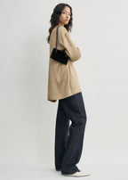 Cocktail velvet bag black