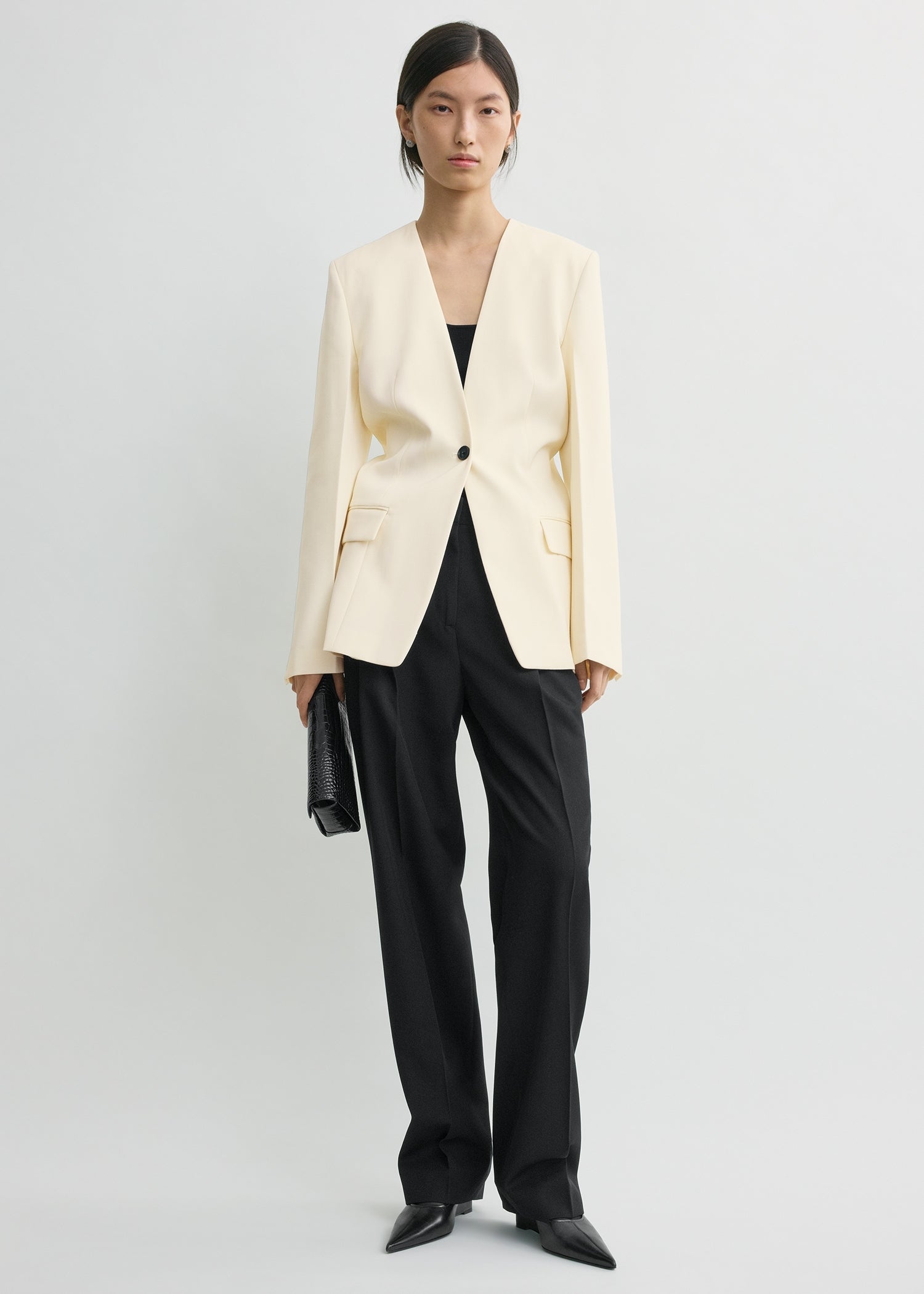 Slouch blazer off-white