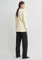 Slouch blazer off-white