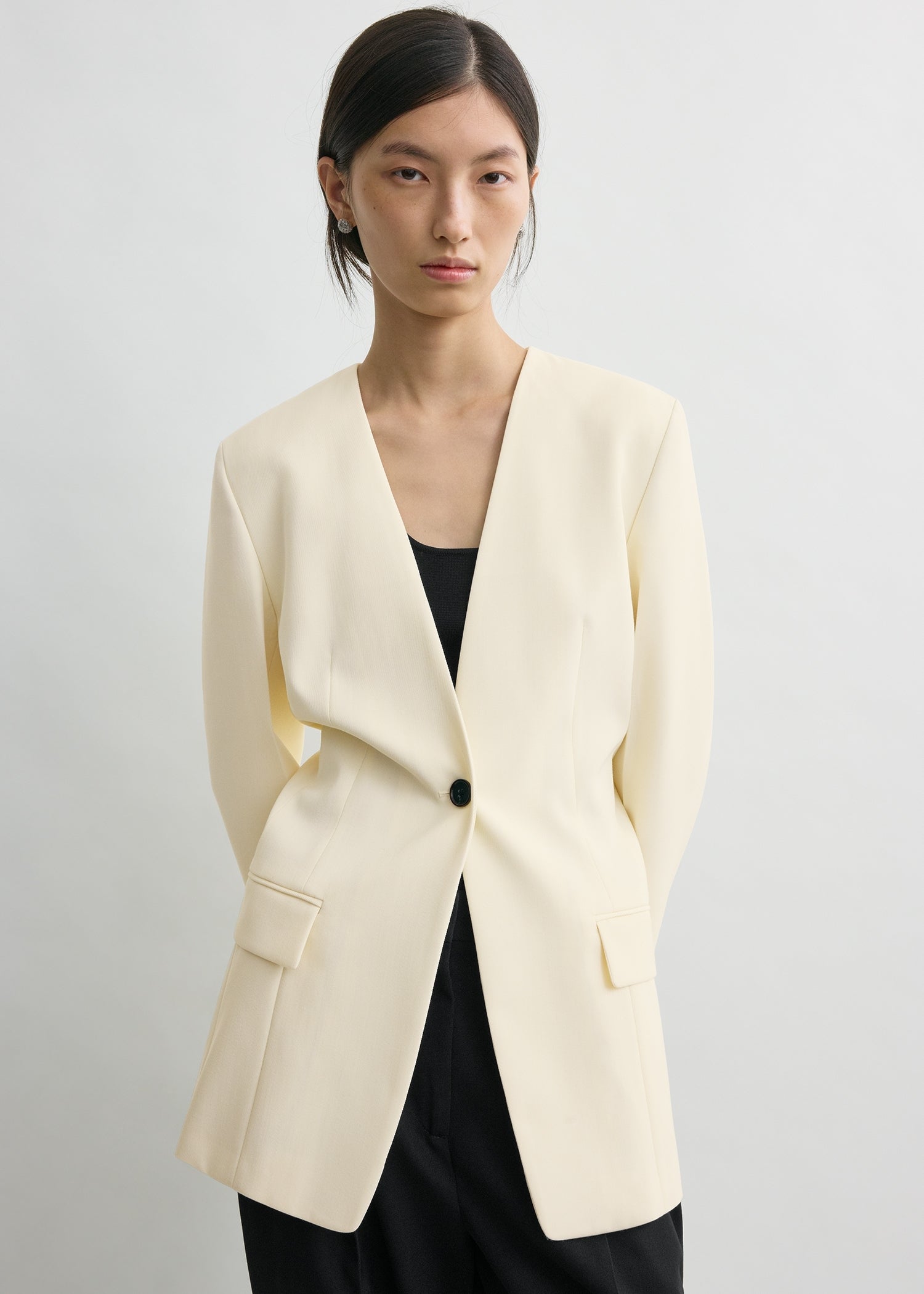 Slouch blazer off-white
