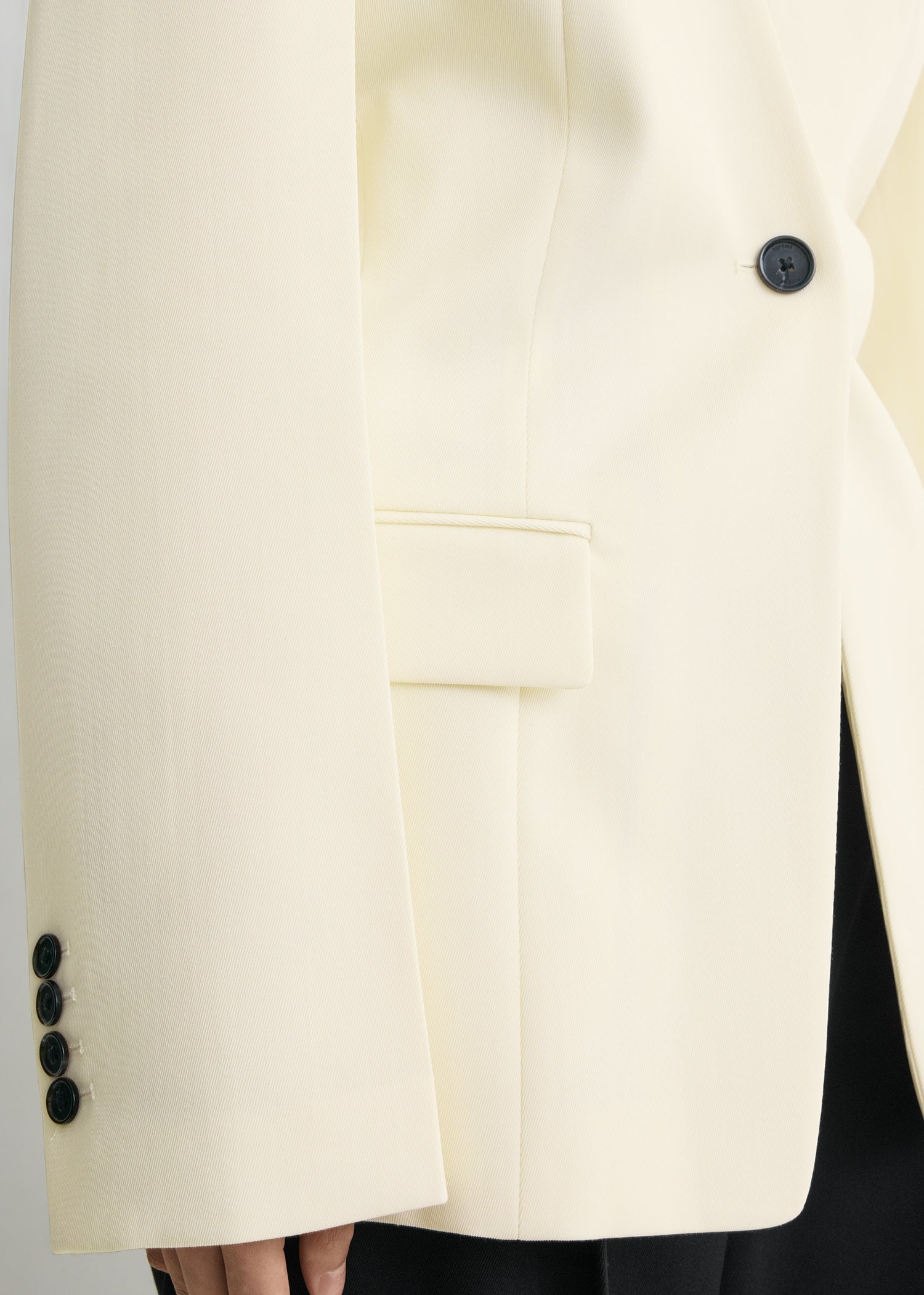 Slouch blazer off-white
