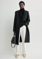 Classic winter coat black