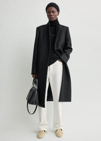 Classic winter coat black